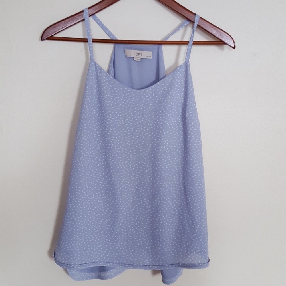 Ann Taylor Loft || Bird Print Tank